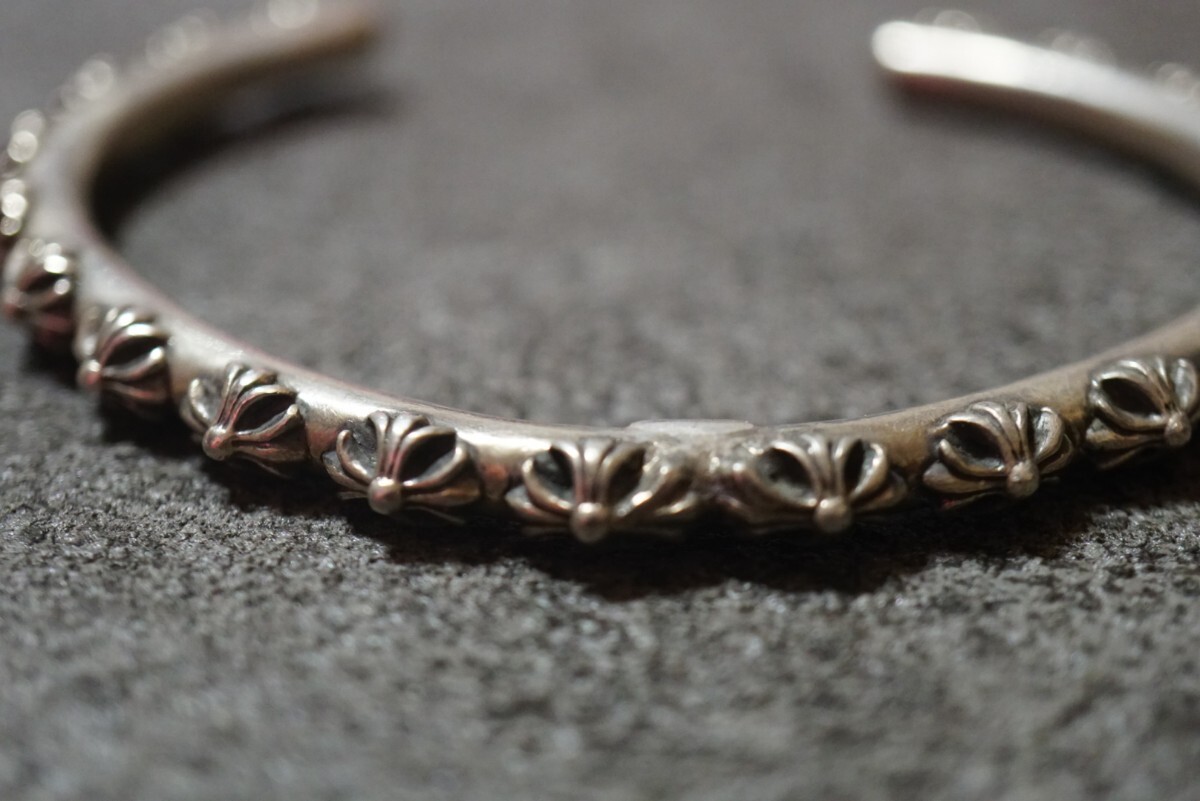 x21 Chrome Hearts/クロムハーツ シルバー バングル 腕輪 ヴィンテージ アクセサリー SILVER 925刻印 ブランド シルバージュエリー