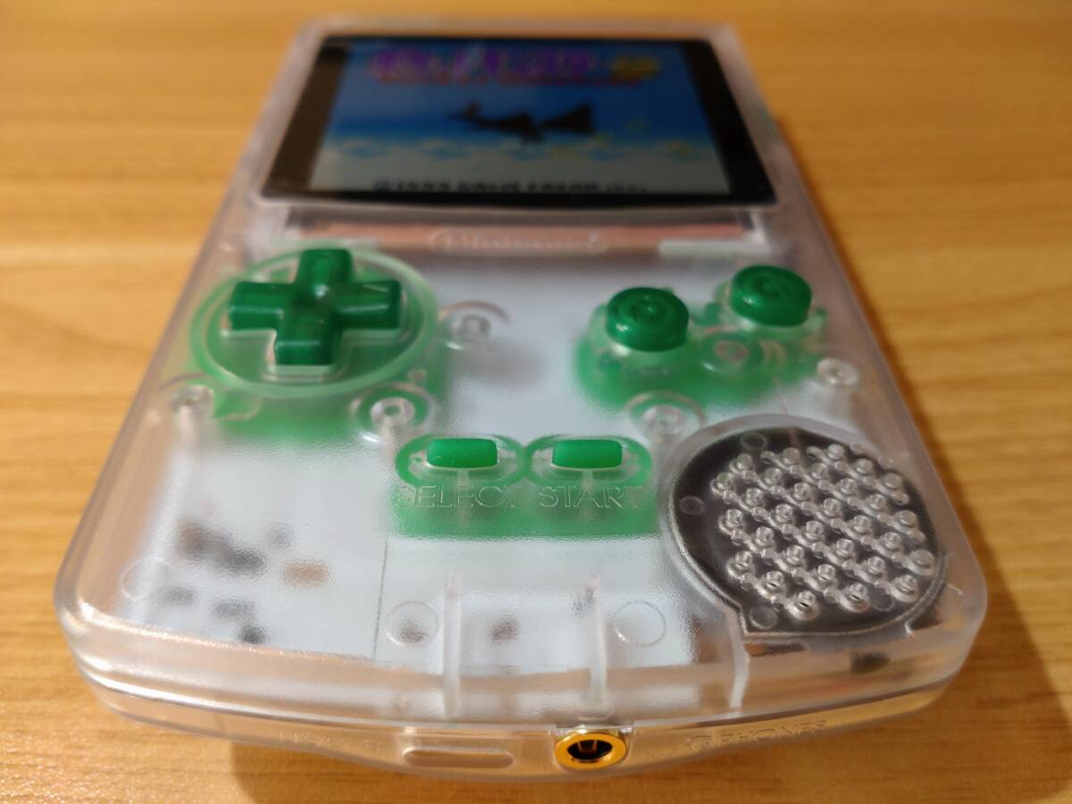 激安超安値 FPGBC ゲームボーイカラー IPS GBC バックライト ips液晶 クリア 本体