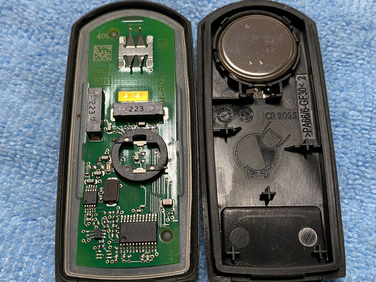  бесплатная доставка Mazda оригинальный "умный" ключ 2 кнопка печать 5WK43400F Verisa Demio Axela Atenza и т.п. дистанционный ключ дистанционный пульт анонимность рассылка 