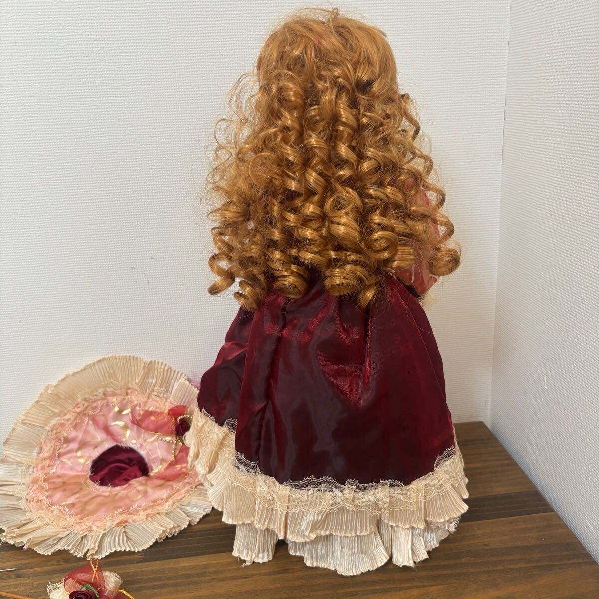 アンティーク ビスクドール 西洋人形 Doll ピンクドレス 40cm アンティーク ビスクドール 西洋人形 Doll ピンクドレス 40cm