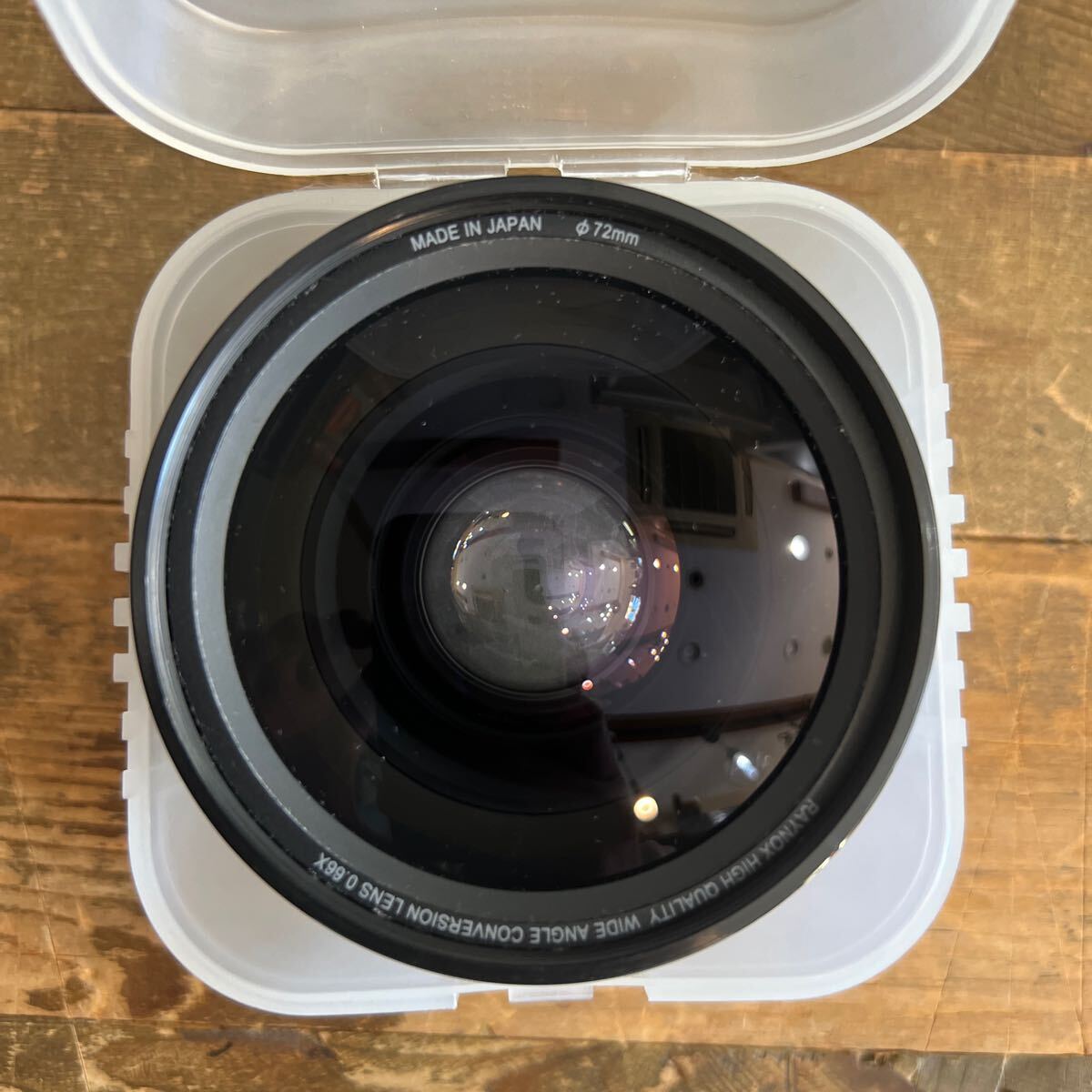 Y0113. 8. RAYNOX HIGH QUALITY WIDE ANGLE CONVERSION LENS 0.66X. 72mm. レンズ.