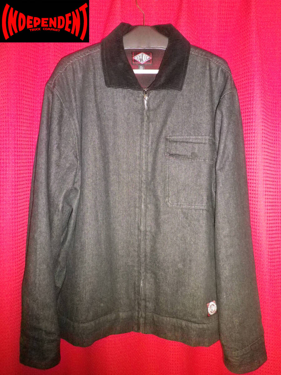 ウエア INDEPENDENT HALSTEAD WORK JACKET BLACK XL VANS THRASHER SANTA CRUZ ANTIHERO CREATURE FUCT BRIXTON JASON JESSEE NEIGHBORHOOD WTAPS