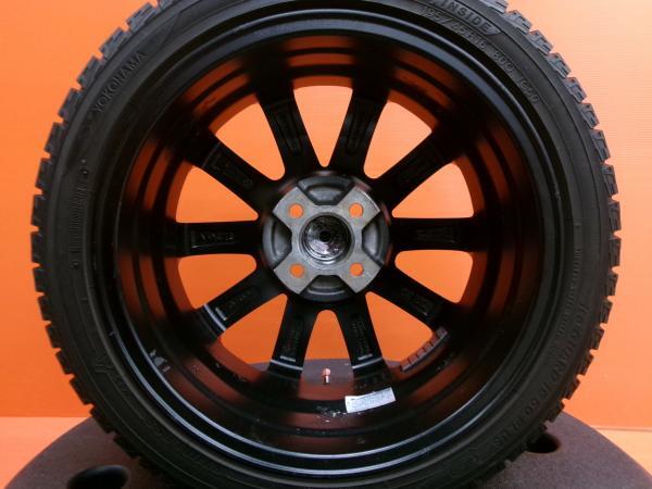 FIAT 500 冬タイヤ ヨコハマ iG50+ 195/45R16 2015年制 Sparco 16インチ 4H-98 中古 4本セット アバルト 595 FIAT スタッドレス ※ブレンボ