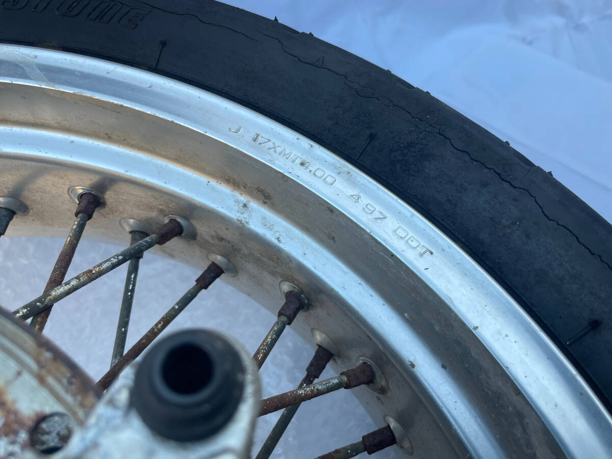 CB400FOUR NC36 リアホイール　17X4.00 17XMT4.00ホンダ　水冷　CB400F　97年～