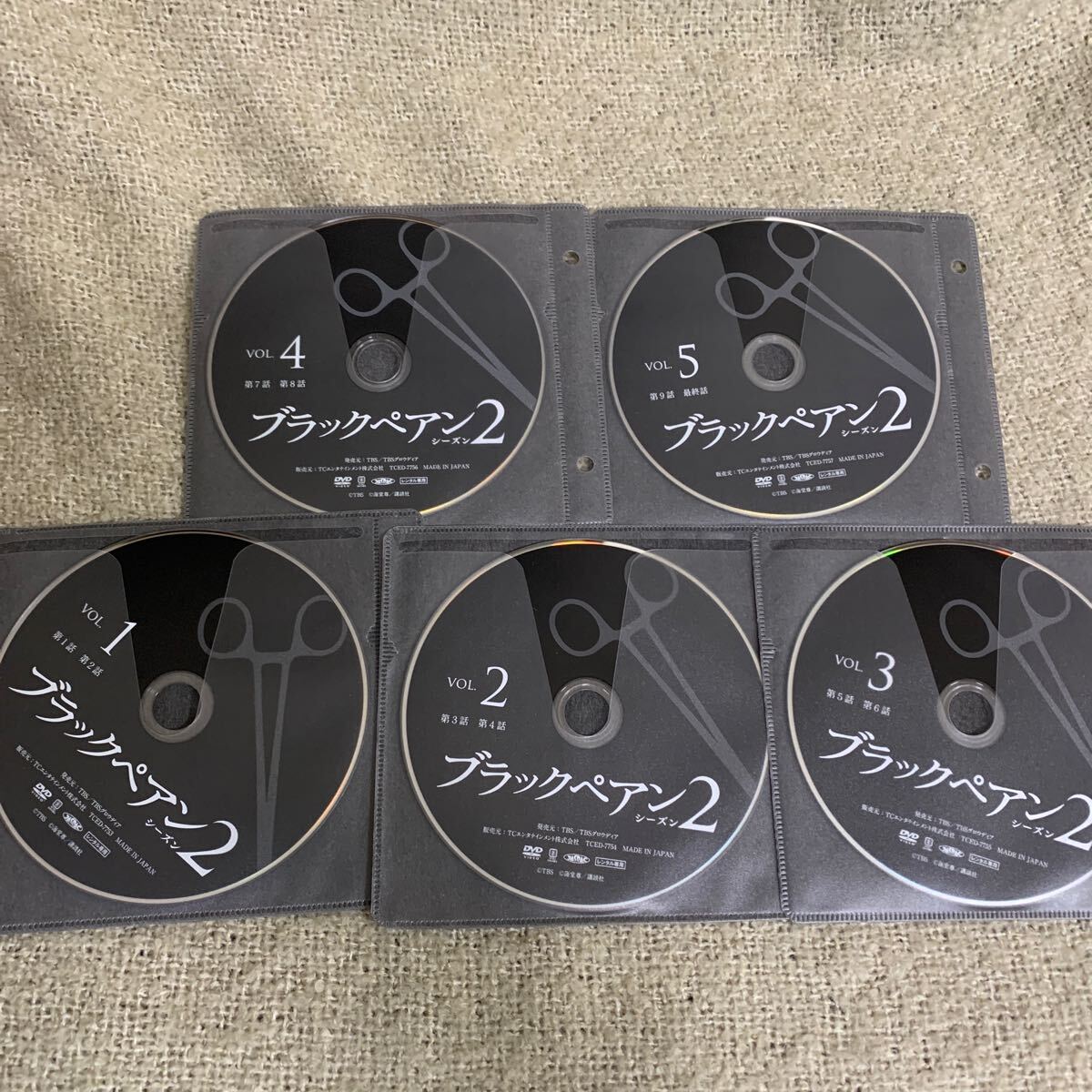 ブラックペアン2 DVD 全巻セット レンタル落ち 二宮和也 ブラックペアン2 DVD 全巻セット レンタル落ち 二宮和也