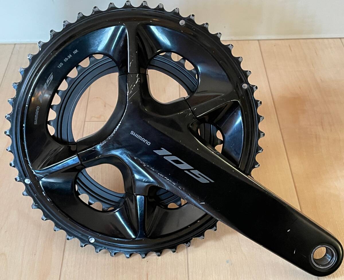 シマノ SHIMANO クランクセット FC-R7100 170㎜ 12S 50-34T NK （送料当方払います）