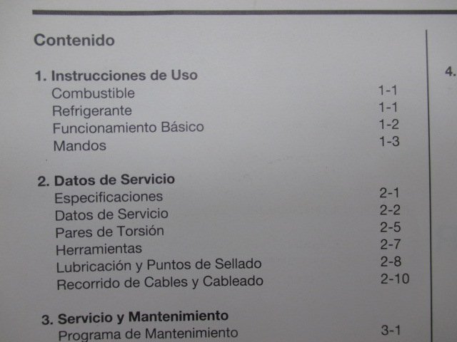 取引ページ モンテッサコタ315R サービスマニュアル ホンダ 正規 中古