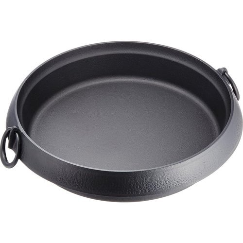 新品★ 岩鋳 20015 南部鉄器 IH対応 黒焼付 大 美肌 すき焼き鍋 Iwachu 165