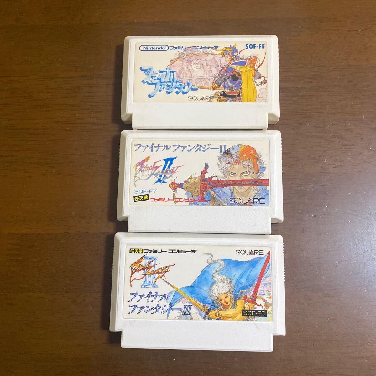 ファミコンソフト　ファイナルファンタジー1〜3の3本セット