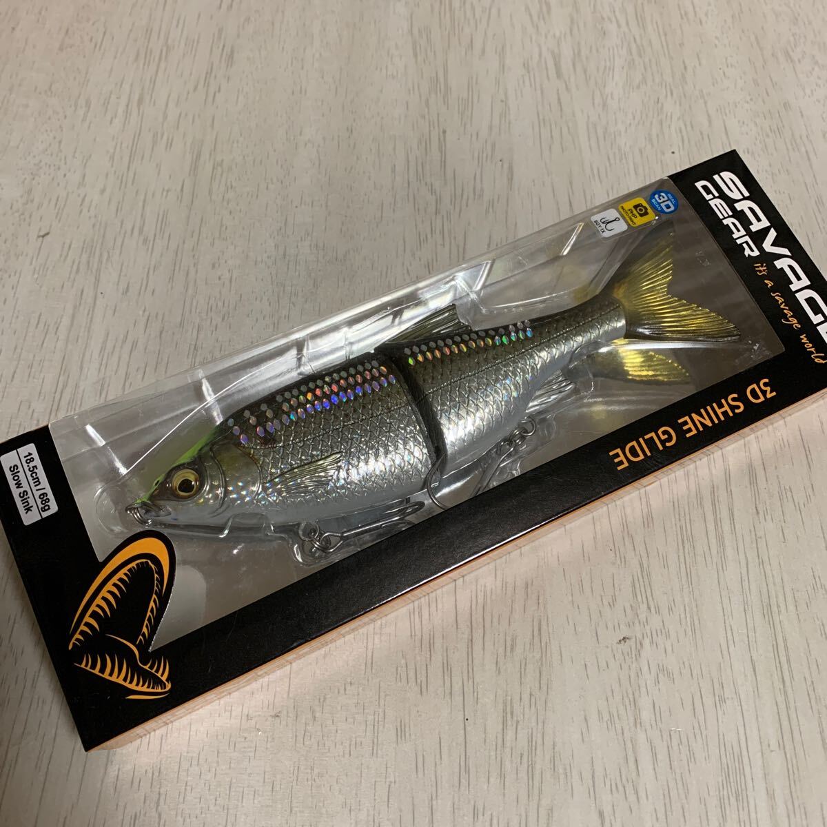 tr5 新品★ サベージギア 3D シャイングライド 185ss (イエローヘッドコノシロ) シーバス