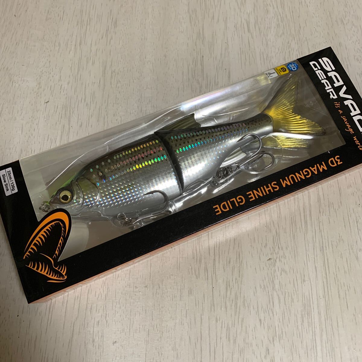 tr5 新品★ サベージギア 3D シャイングライド 230ss (イエローヘッドコノシロ) シーバス