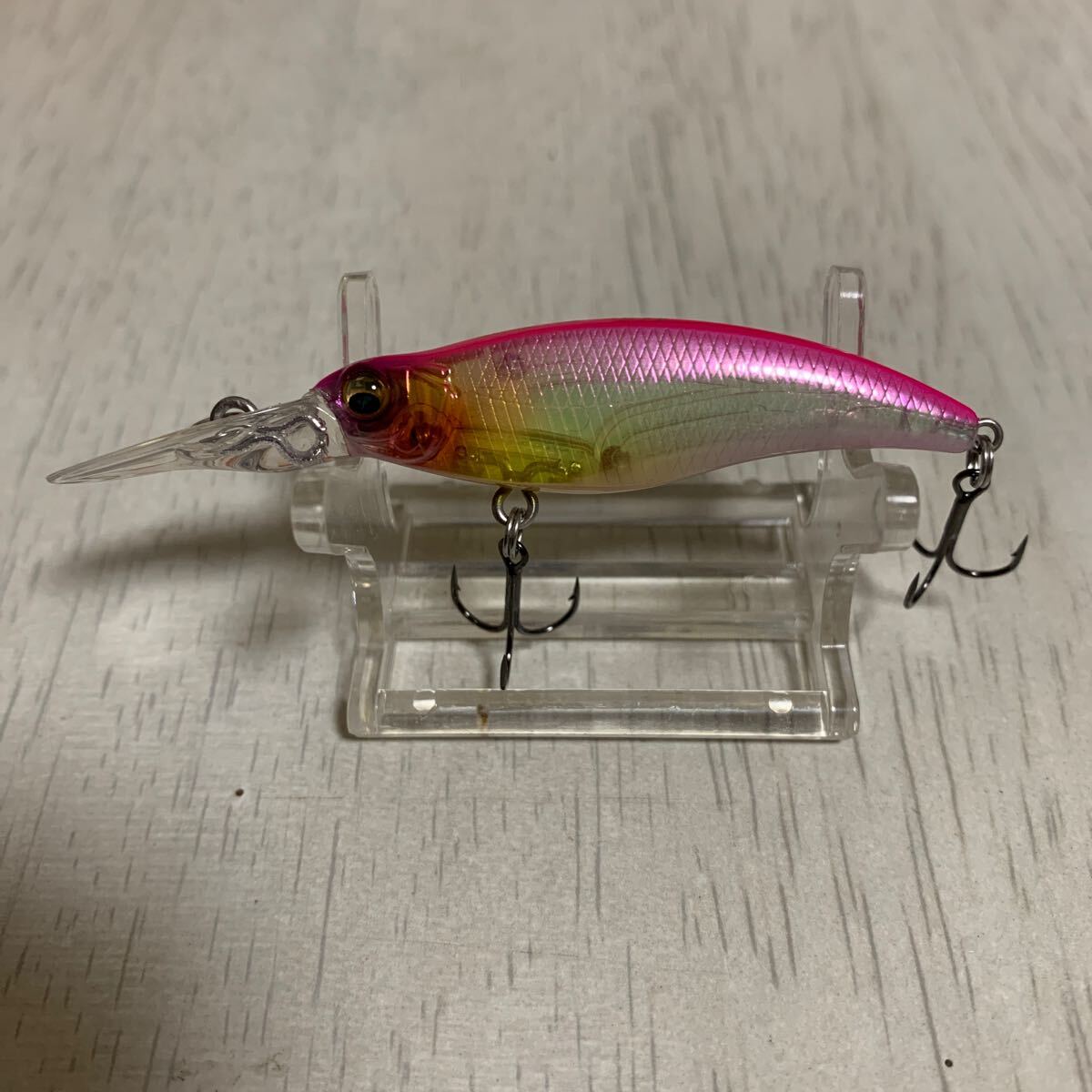 t ★美品★Megabass メガバス SHADING-X 55 シャッディングX 55 シャッディングエックス55「GP オーロラピンクバック」