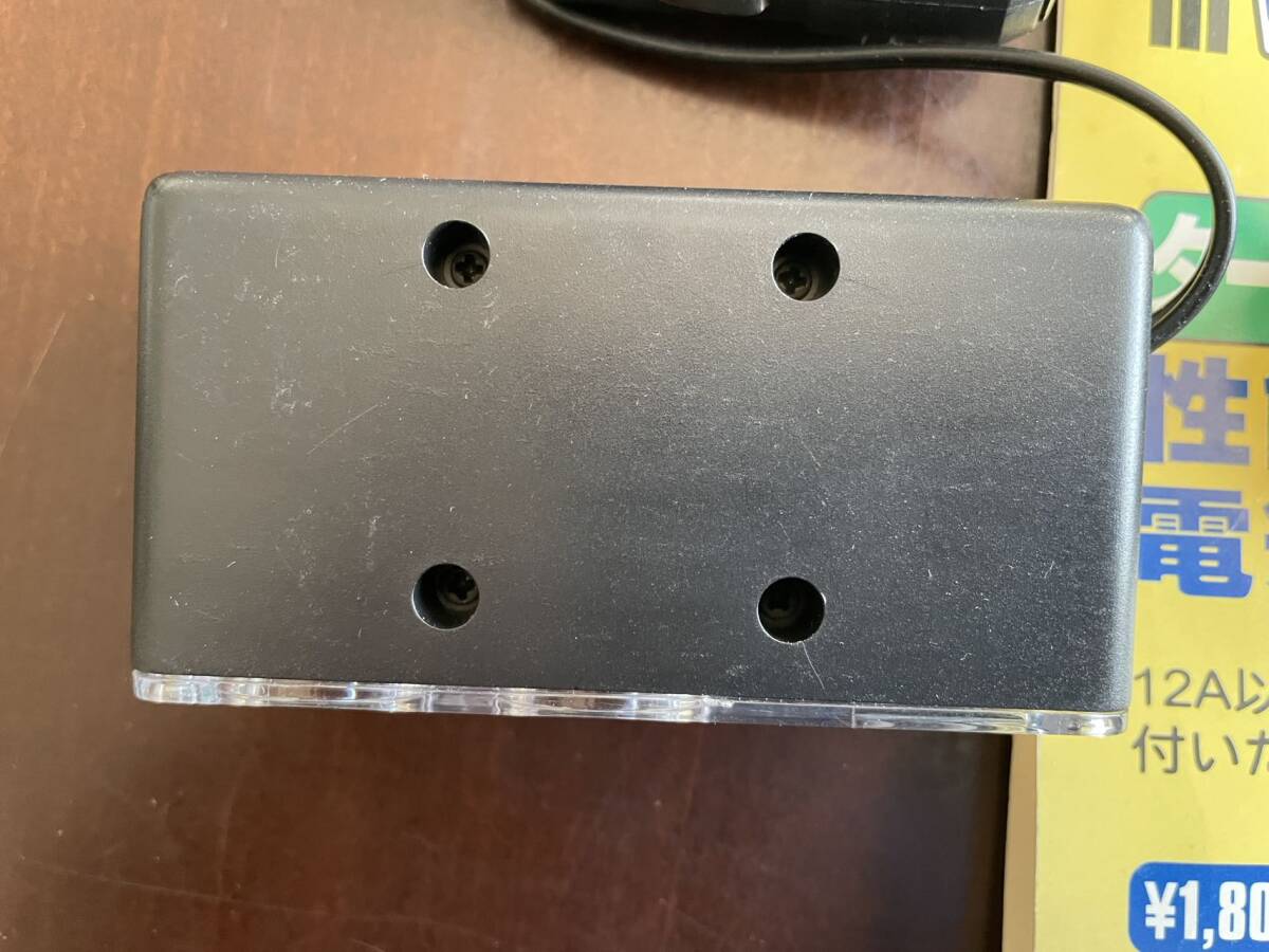 USED シガーソケット カーチャージャー 車載充電器 12V/24V 2連分配 USB2ポート と 12V専用5mソケット延長コード