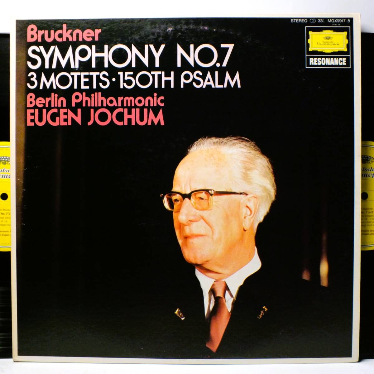 LP MGX 9917-8 オイゲン・ヨッフム　ブルックナー　交響曲　第7番 原典版 3つのモテット ベルリン・フィル【8商品以上同梱で送料無料】2501