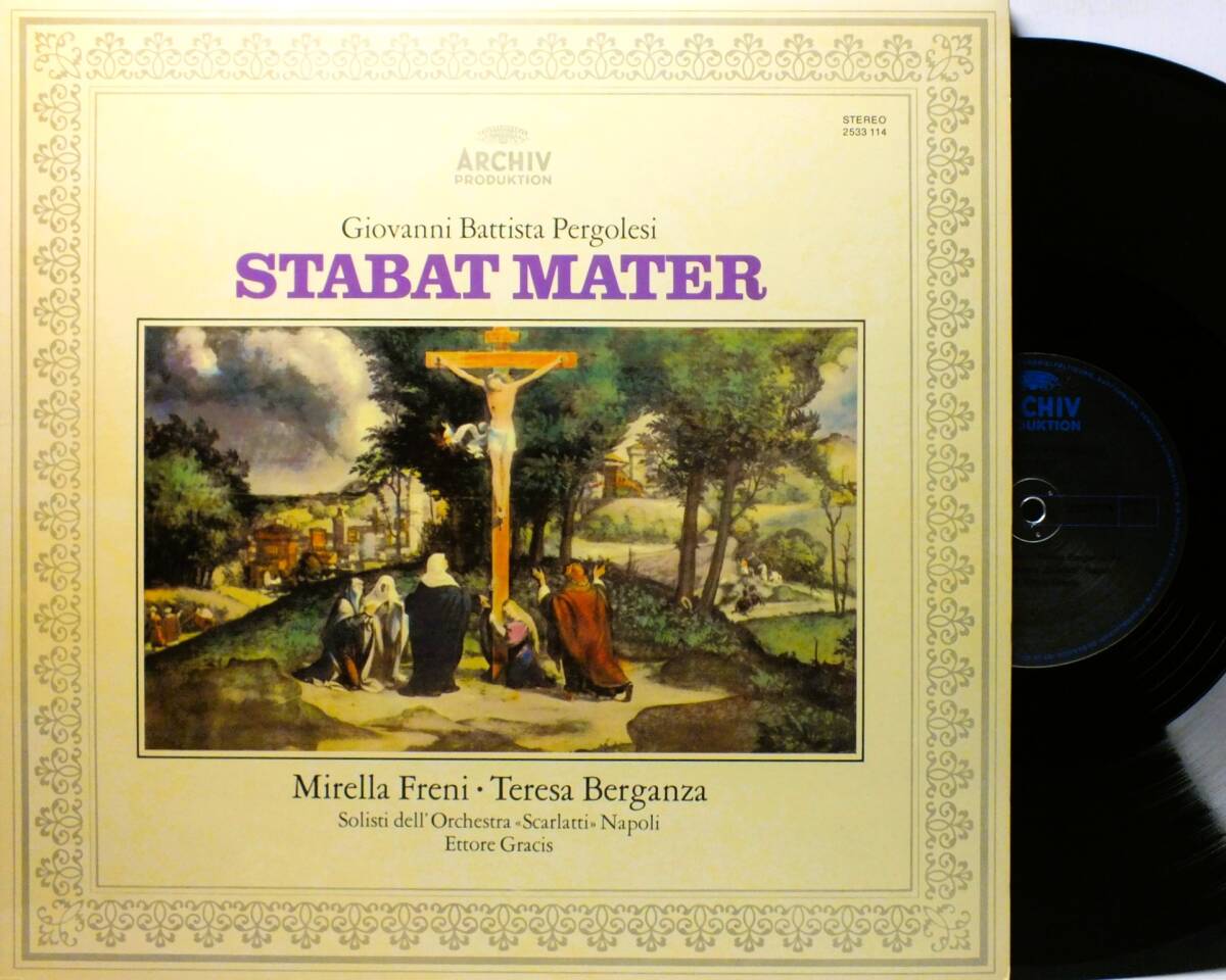 LP 2533 114 エットーレ・グラチス　ミレルラ・フレーニ　ペルゴレージ　スターバト・マーテル 【8商品以上同梱で送料無料】2501