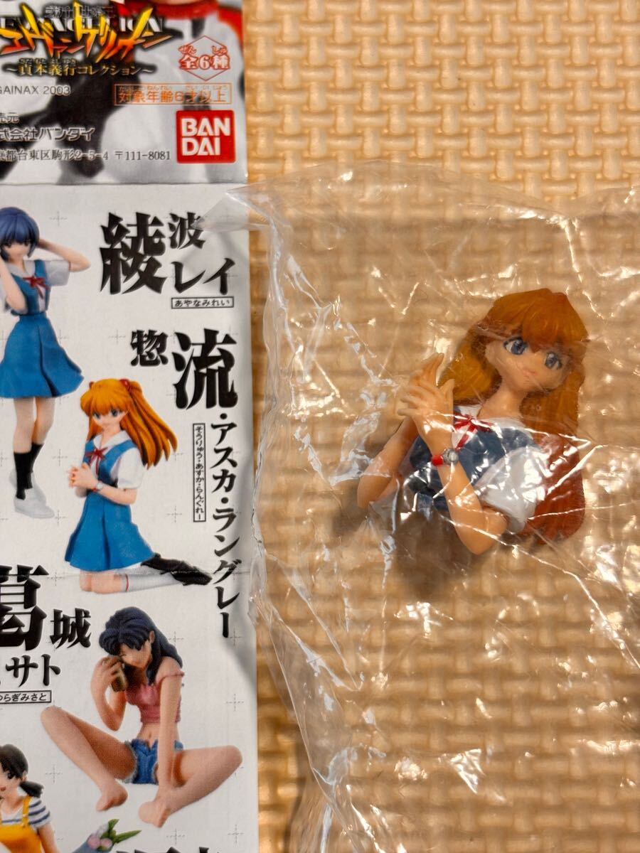 バンダイ　ガシャポン　エヴァンゲリオン　貞本義行コレクション　綾波レイ&惣流・アスカ・ラングレー　カプセル無し未開封品_画像7