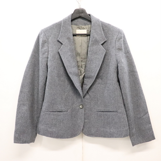 E179 80sビンテージ PENDLETON ペンドルトン テーラードジャケット USA製■1980年代製 約Mサイズ グレー ウール ブレザー 90s 70s 60s 50s