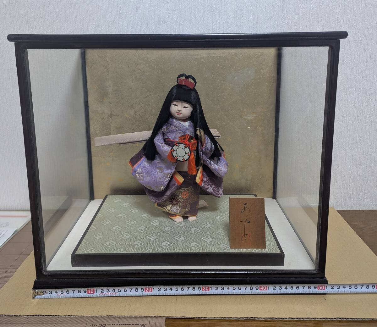 昭和レトロ 當(dāng)時(shí)品 縁起物 ひな祭り 雛人形 舞踴人形 日本人形 ひなだん ひな壇 舞姫 人形ケース あやの 著物 日本踴り 鼓 和室飾り