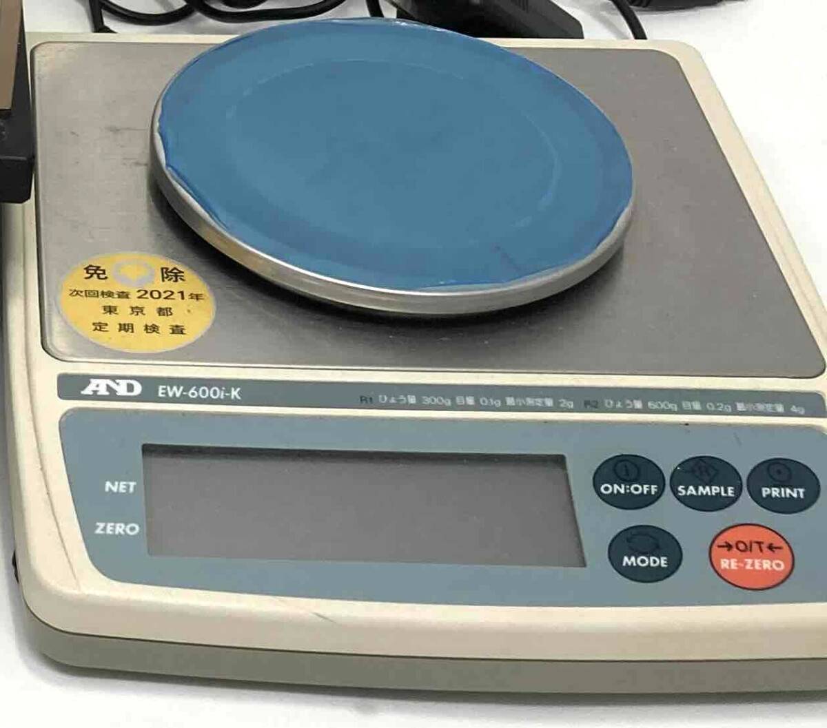 エー・アンド・デイ　AND 検定付きはかり　EW-600i-K 中古　メーカー小売価格　\32,000