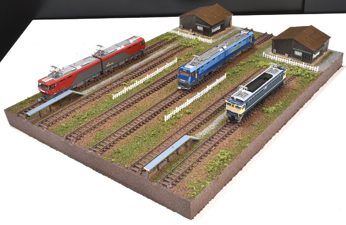 鉄道ジオラマ Yahoo!オークション - 【SAZAN】鉄道ジオラマ展示台 木造詰所の