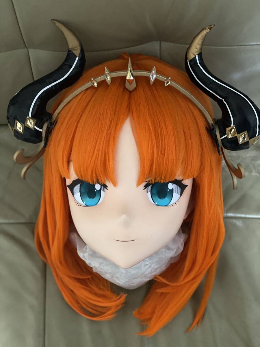 全頭面 原神 ニィロウ 着ぐるみ マスク コスプレ 鍵つき 全頭面 原神 ニィロウ 着ぐるみ マスク コスプレ 鍵つき
