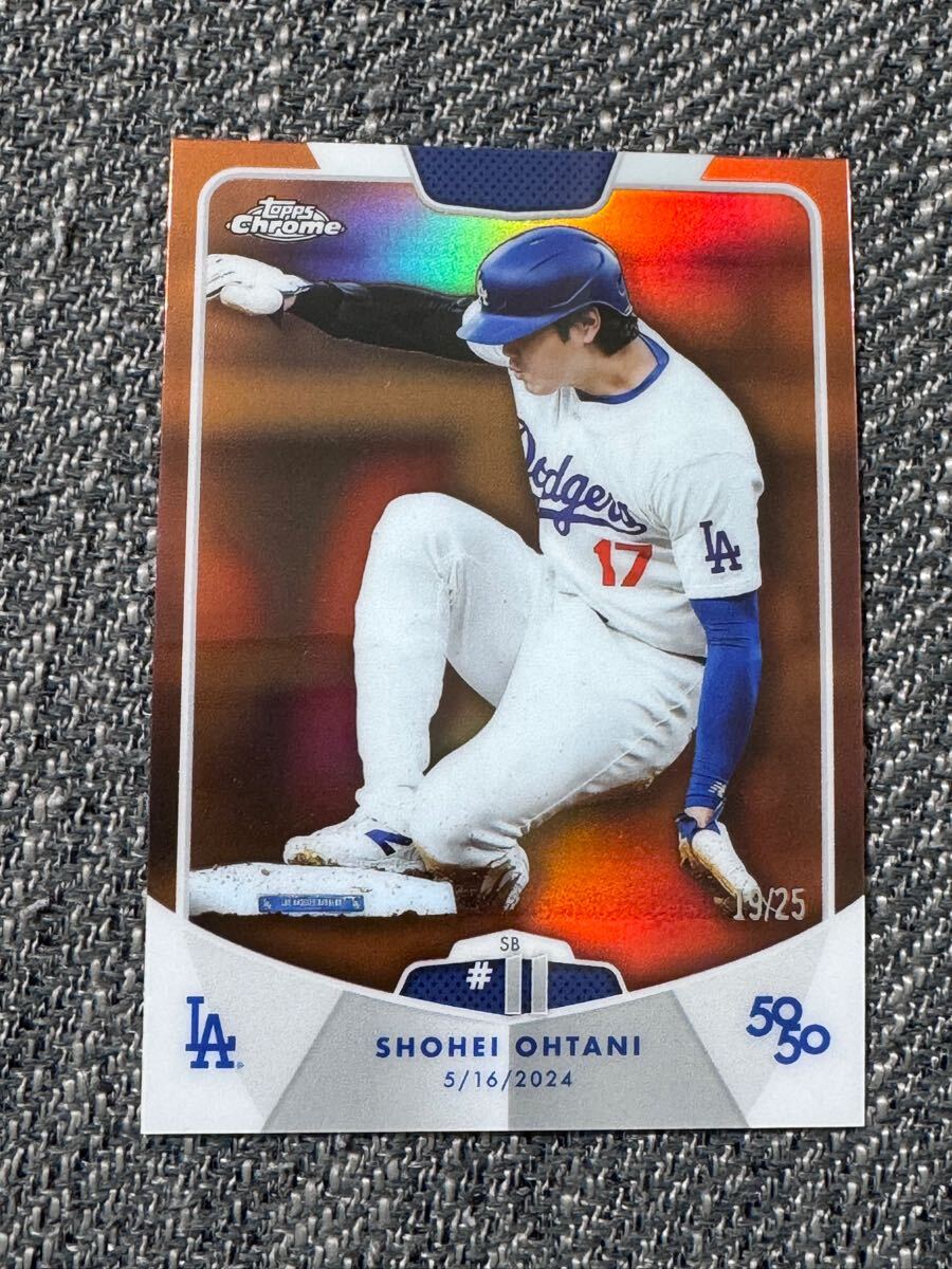 25枚限定】2024 Topps 大谷翔平 Shohei Ohtani 50/50 BOX Orange 25枚限定】2024 Topps 大谷翔平 Shohei Ohtani 50/50 BOX Orange
