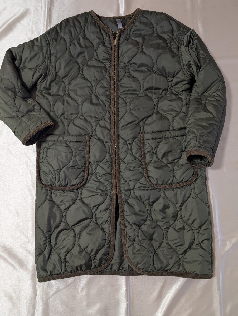 ＊used　美品　アクアガール　aquagirl　 キルティング コート　深緑