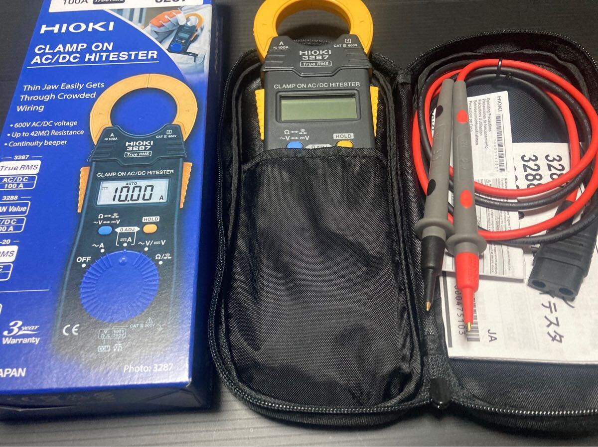 【最安値】日置電機 クランプオン AC/DCハイテスター 3287