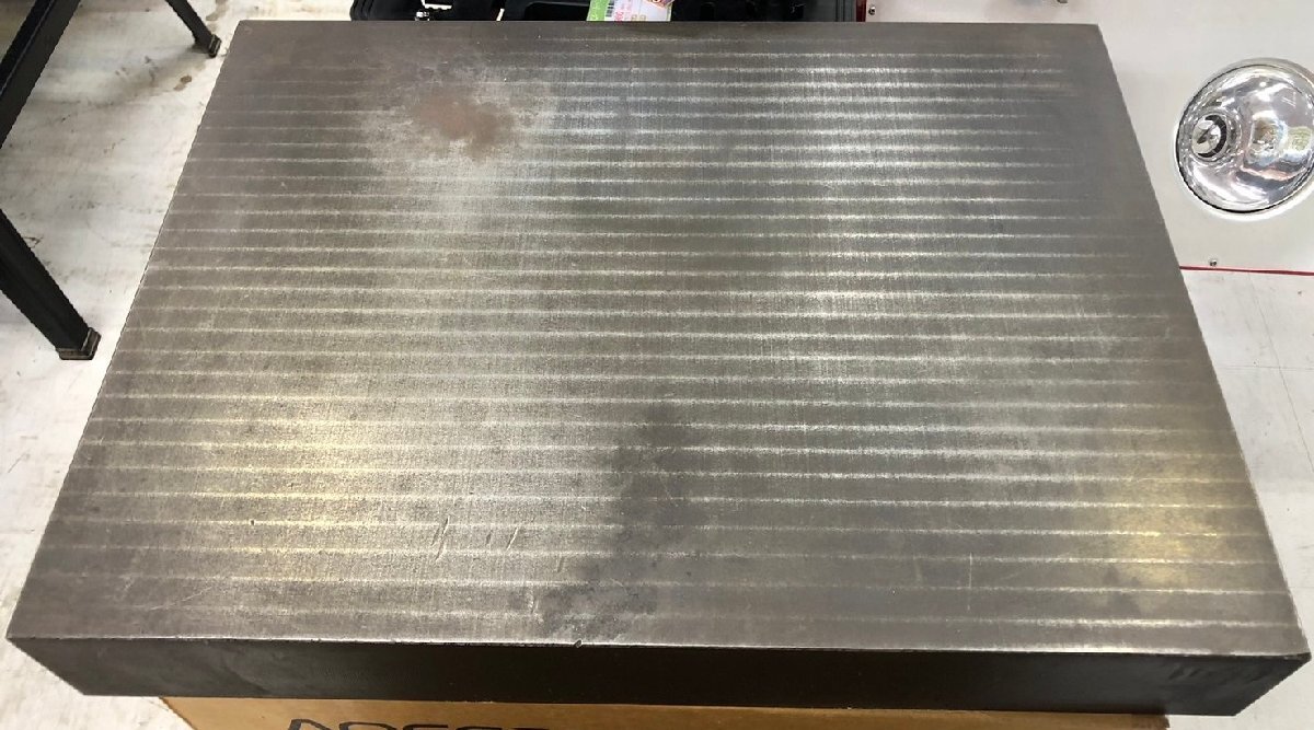 ◆【引取限定!!長野県諏訪市】メーカー不明 精密石定盤 605×450×85mm 中古◆13459