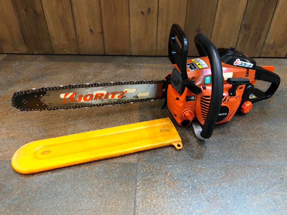 ◆【引取限定!!長野県諏訪市】KIORITZ 共立 396 エンジンチェーンソー 本体のみ 工具 中古◆11209★