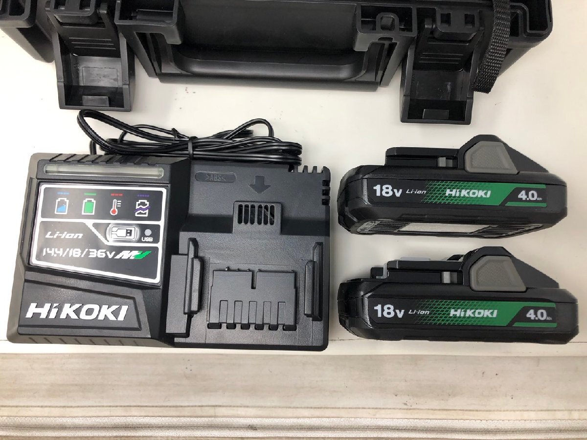 ◇美品 HiKOKI 18V インパクトドライバ WH18DE バッテリー×2 ◇美品 HiKOKI 18V インパクトドライバ WH18DE バッテリー×2