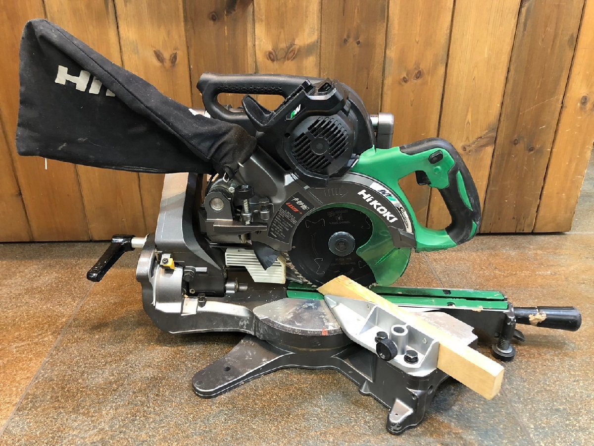◆HiKOKI ハイコーキ 36V 165ｍｍ コードレス卓上スライド丸のこ C3606DRB 本体のみ 中古◆15387★