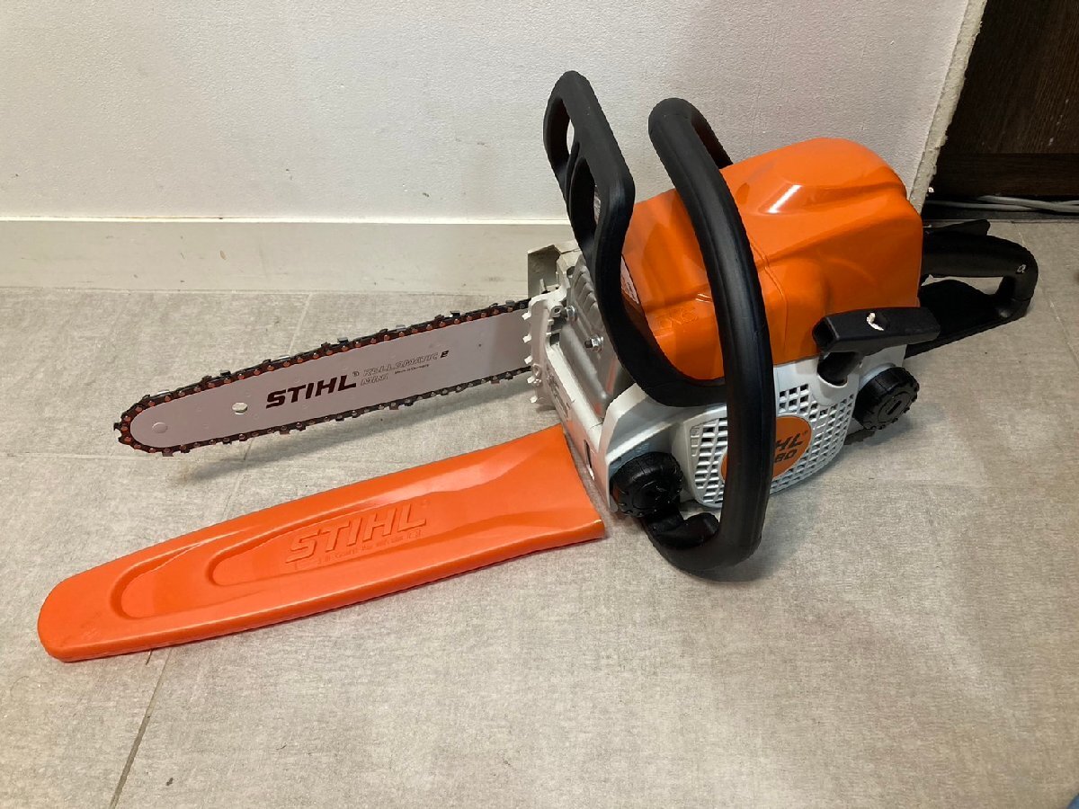 ◆【引取歓迎!!長野県諏訪市】未使用 保管品 STEHL スチール エンジンチェーンソー MS180 電動工具 本体のみ◆14032★