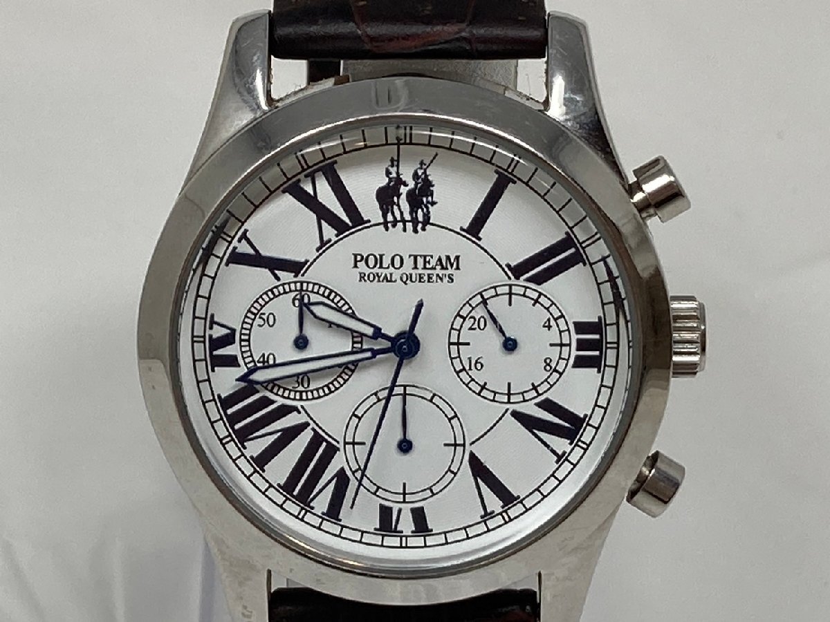 ◆POLOTEAM 腕時計 QM-6059 電池切れ 現状 ジャンク◆13754★