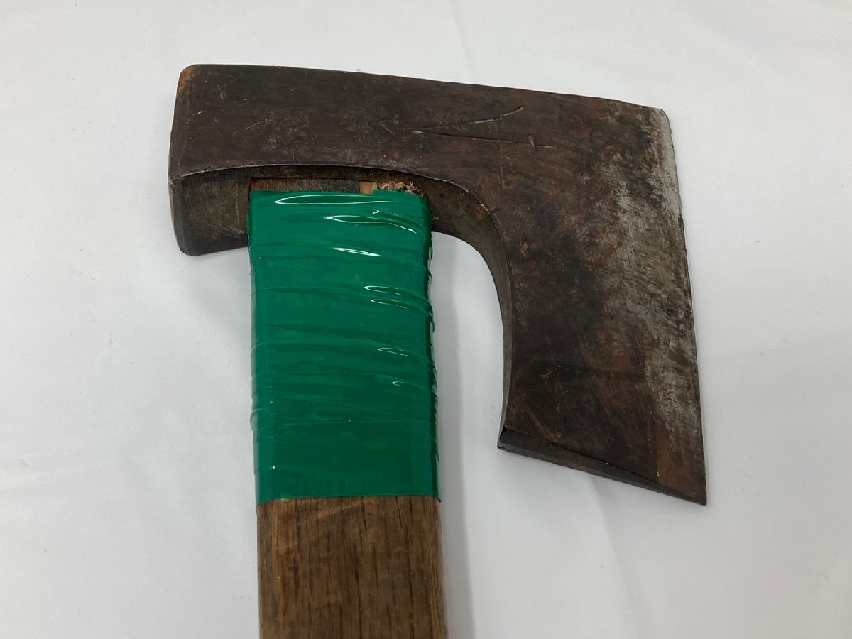 ◇つんぼ 斧 アウトドア 古道具 補修跡あり 中古 現状◇14395☆ ◇つんぼ 斧 アウトドア 古道具 補修跡あり 中古 現状◇14395☆