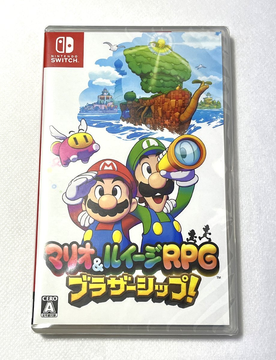 ▽NINTENDO 任天堂 マリオ＆ルイージ RPG ブラザーショップ！ スイッチソフト 美品▽012258