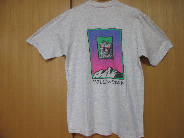 ★USA製　ビンテージ　YELLOW STONE イエローストーン　ベア　Tシャツ/サイズ　XL
