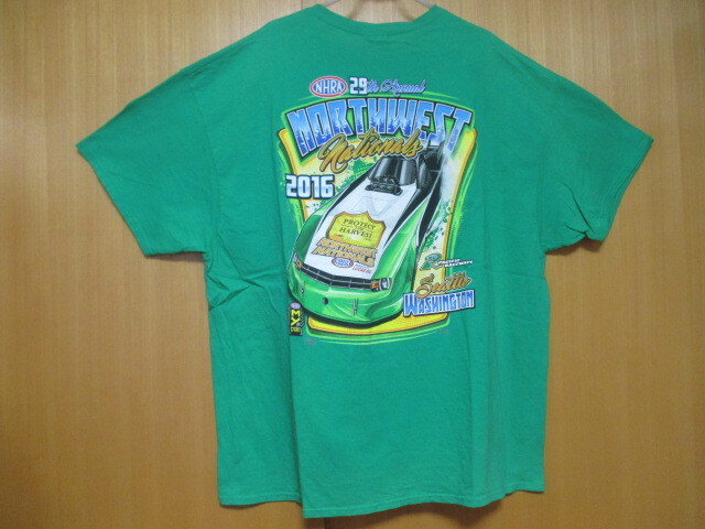 ★USA　NHRA　NORTHWEST NATIONALS カーイベント　車イベント　2016年　Tシャツ/サイズ　3XL