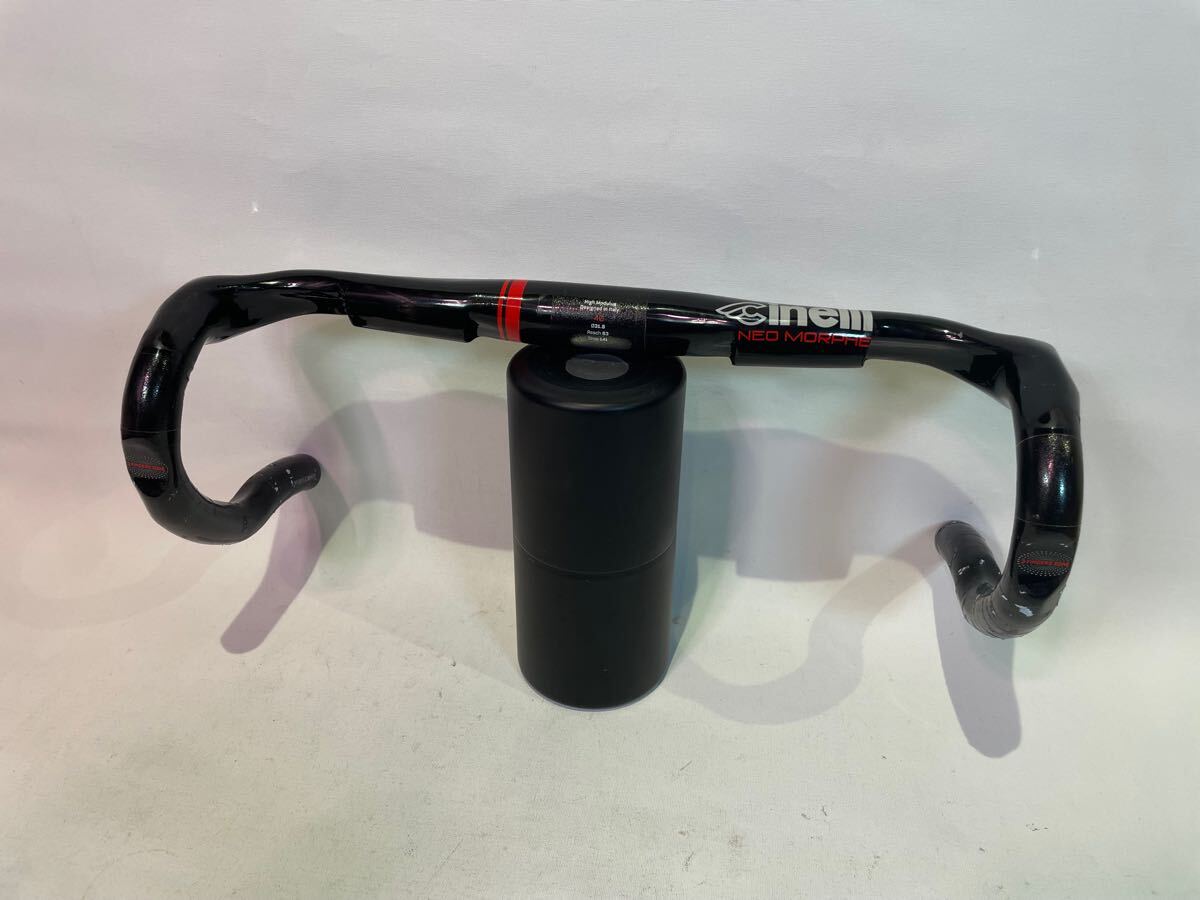 ■並中古■cinelli チネリ NEO MORPHE ネオモルフェ 400mm カーボンドロップハンドル ロードバイク パーツ アクセサリー P1978