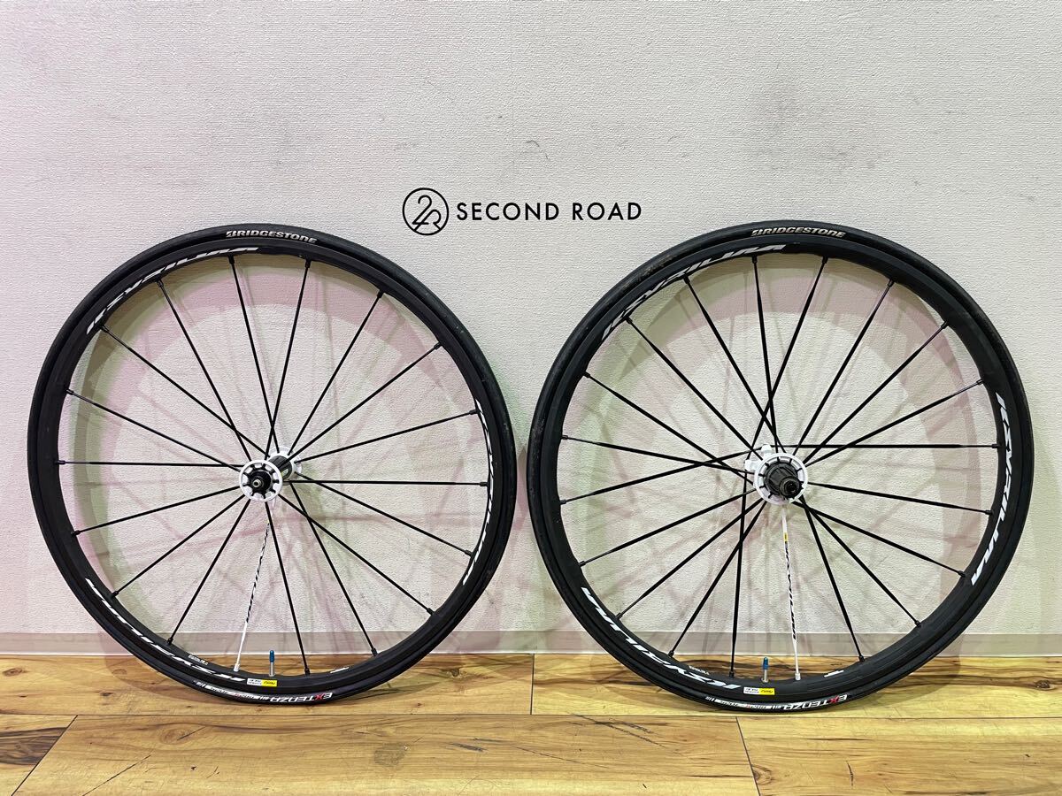 ■美品■MAVIC マビック KSYRIUM SLE キシリウム 622×15c ホイールセット クリンチャー カンパフリー 11s ロードバイク パーツ P1977