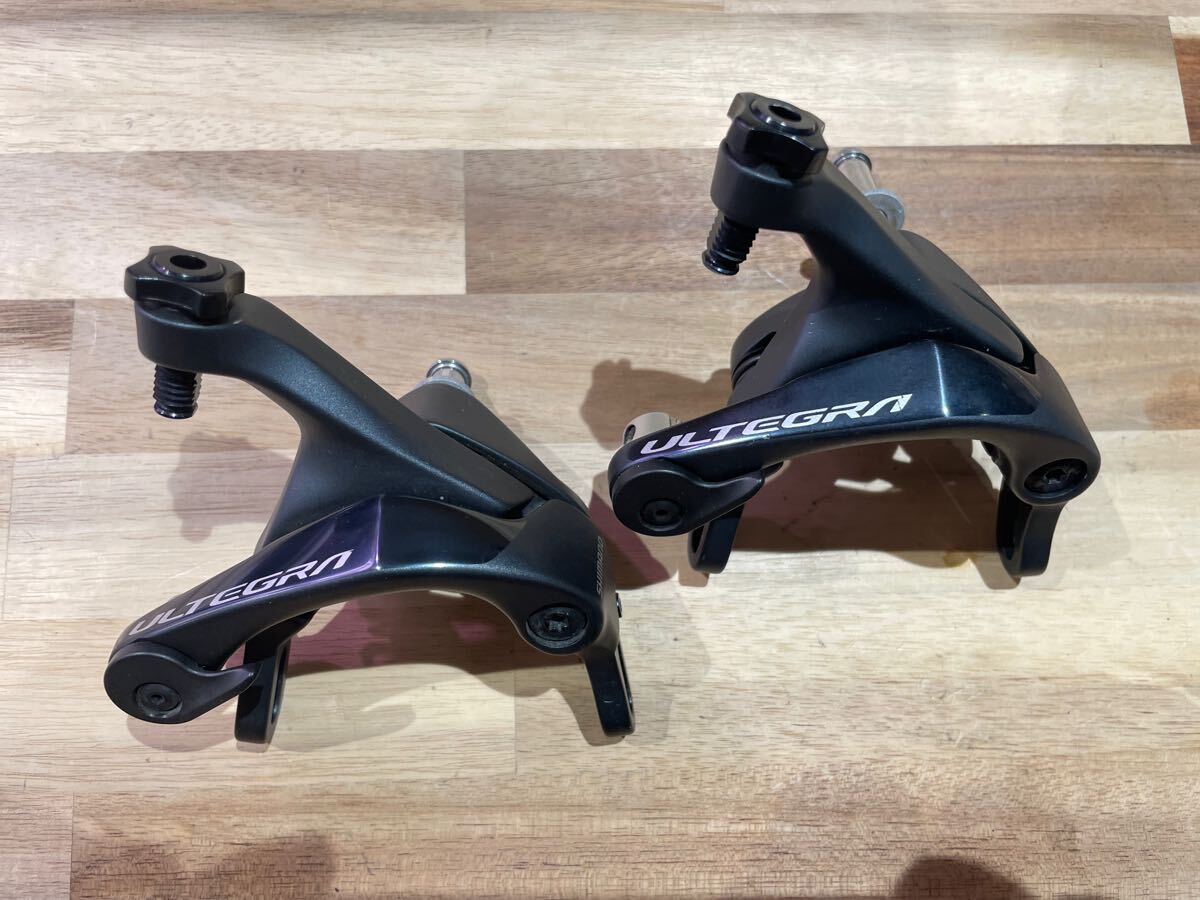 ■超美品■SHIMANO シマノ ULTEGRA アルテグラ BR-R8000 リムブレーキ キャリパーブレーキ ブレーキシュー付き ロードバイク P2037