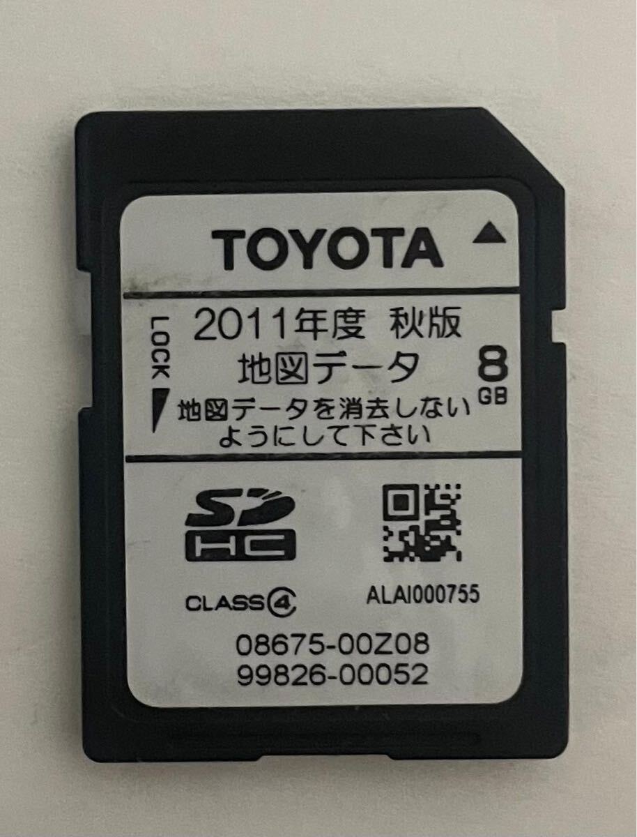 トヨタ純正 SDカードNSZT-W61G地図データ2011年(AR)