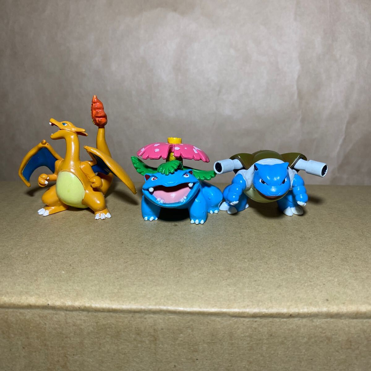 3体セット ポケモン TOMY 2007 モンコレ モンスターコレクション フィギュア バトルシーン カメックス フシギバナ リザードン