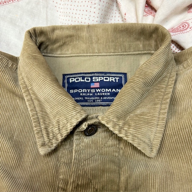 90s POLO SPORT ラルフ ショート丈 コーデュロイジャケット 15 Yahoo!オークション - 90s POLO SPORT Ralph Lauren ショート丈