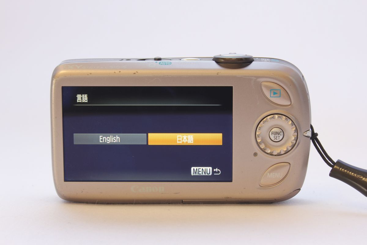 動作美品】キャノン Canon IXY DIGITAL 510 IS ゴールド 動作