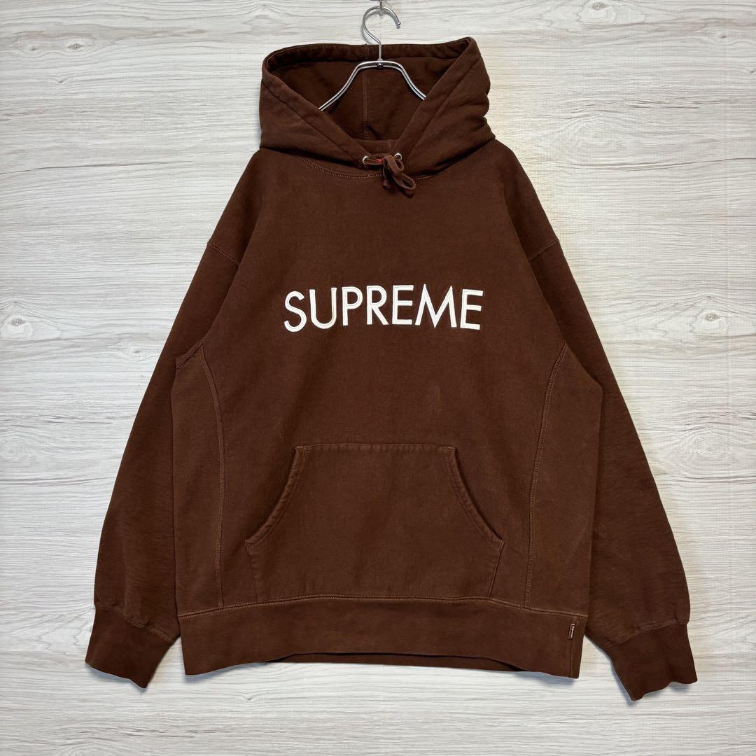 人気デザイン】Supreme シュプリーム パーカー Lサイズ センター 人気デザイン】Supreme シュプリーム パーカー Lサイズ センター