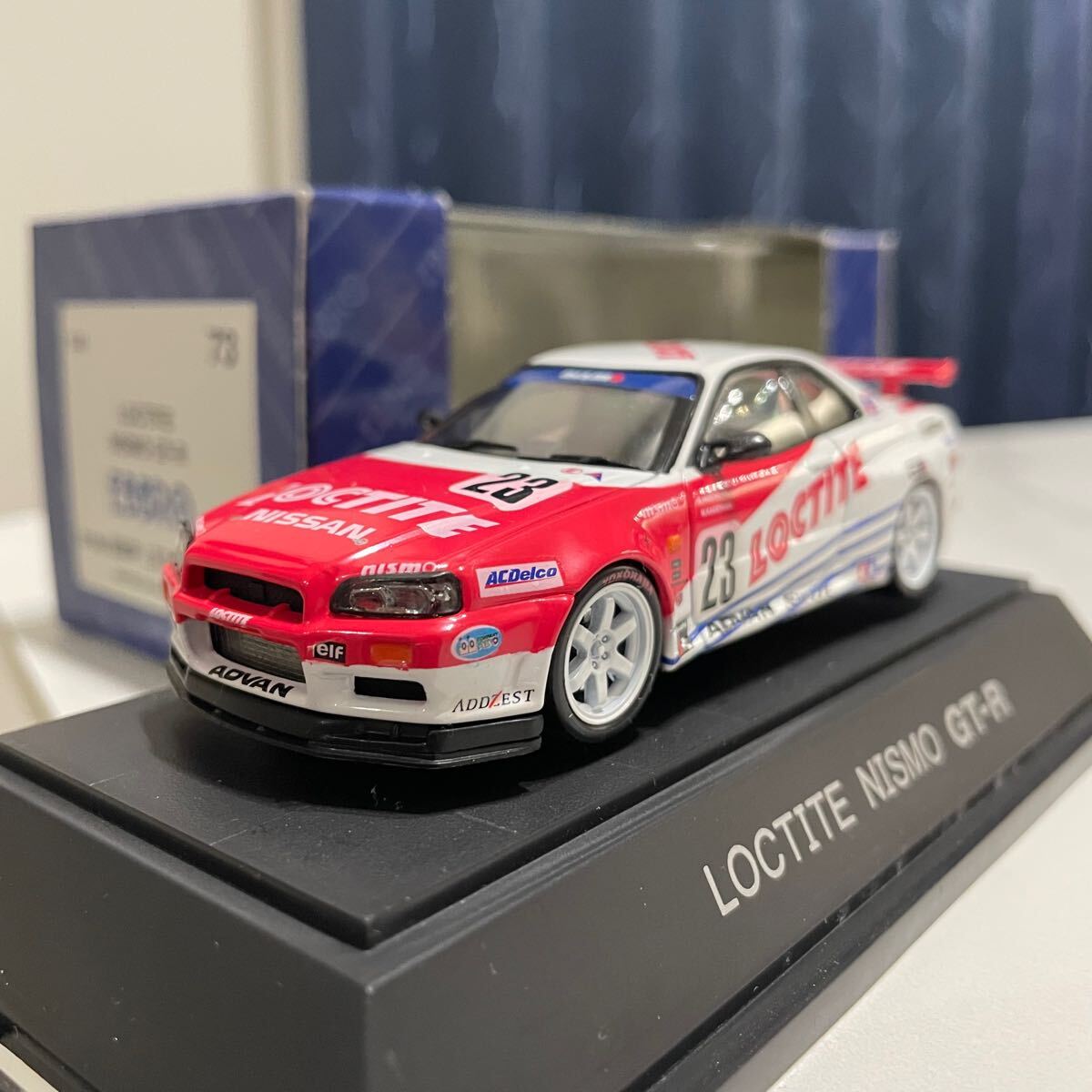 廃盤エブロ EBRRO 1/43 インターナショナルポッカ1,000km '99 鈴鹿 日産 NISSAN LOCTITE NISMO GT-R スカイライン R34 S耐久レーシングカー