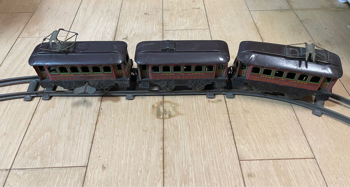 昭和 レトロ】鉄道模型 路面電車 プラレール ブリキ レール 昭和 レトロ】鉄道模型 路面電車 プラレール ブリキ レール
