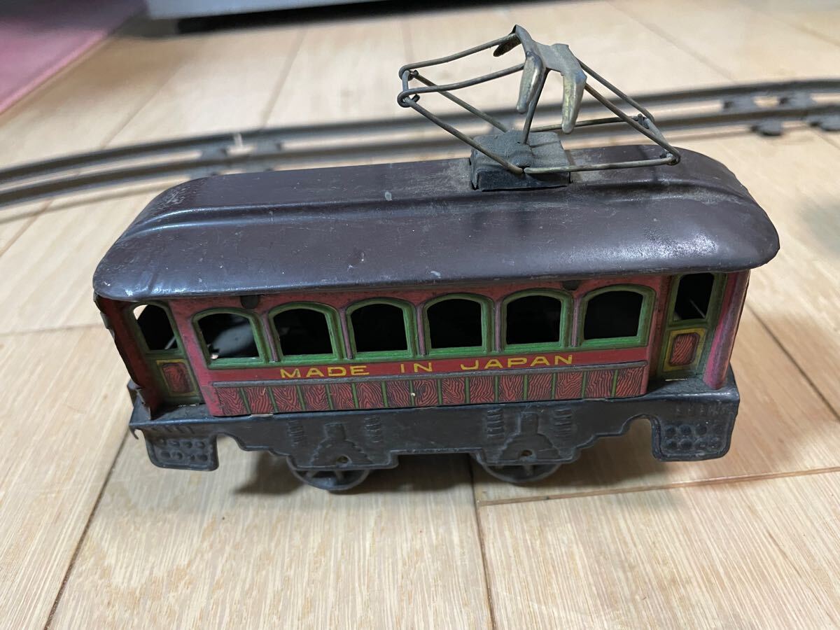 昭和 レトロ】鉄道模型 路面電車 プラレール ブリキ レール 昭和 レトロ】鉄道模型 路面電車 プラレール ブリキ レール