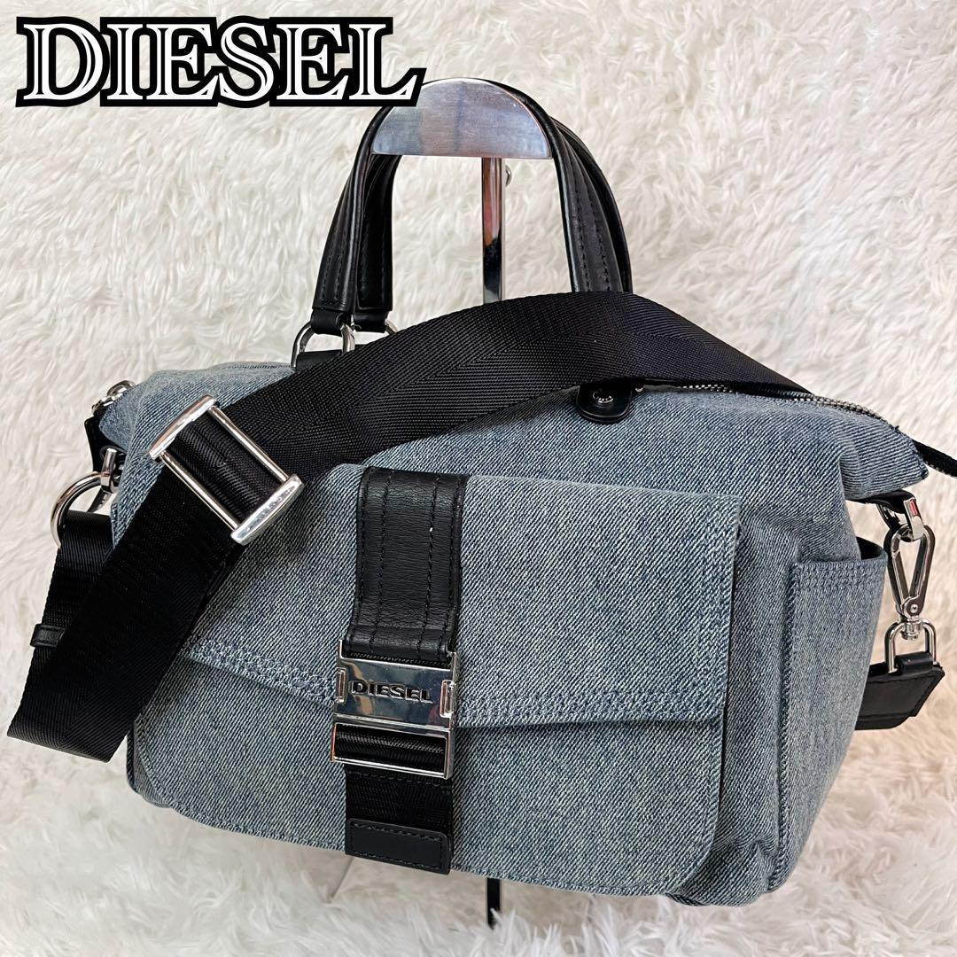 DIESEL ディーゼル 2WAY ショルダーバッグ かわいい ブルー DIESEL ディーゼル 2WAY ショルダーバッグ かわいい ブルー
